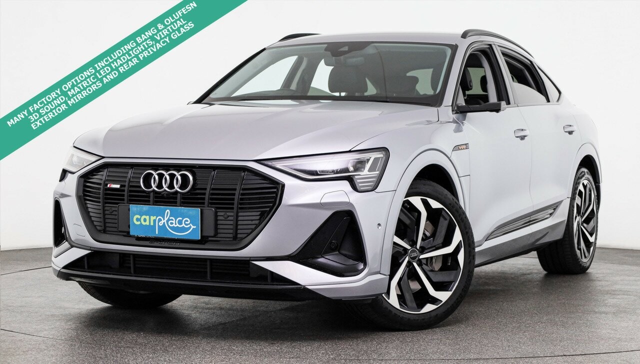 Used 2021 AUDI ETRON 55 Sportback Quattro Reduction Gear Hatchback for Sale in Bibra Lake
